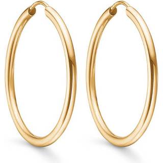 Støvring Design Creoler - 8 karat guld - 30 mm