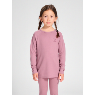 Hummel Kids' hmlWINGO T-Shirt Long Sleeve Nostalgia Rose, 140