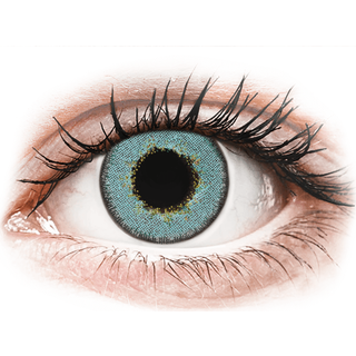 TopVue Daily Color - Blue - endagslinser med styrke (2 linser)