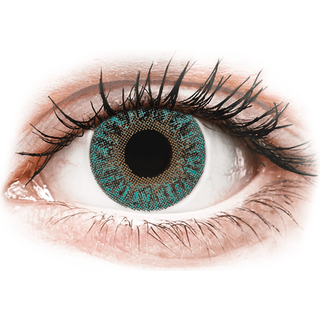 TopVue Color - Turquoise - styrke (2 linser)