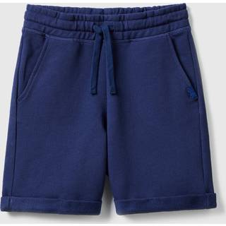 Benetton Benetton Boys Logo Drawstring Bermuda 100% Cotton Shorts
