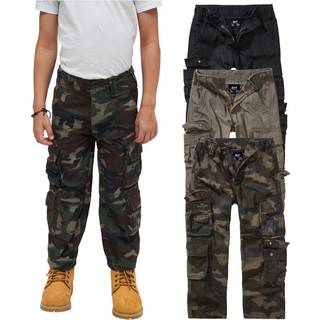 Brandit Børn Pure Vintage Bukser Dark Camo - 146-152 / L