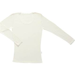 Joha uld langærmet t-shirt med blonde naturhvid XX-Large