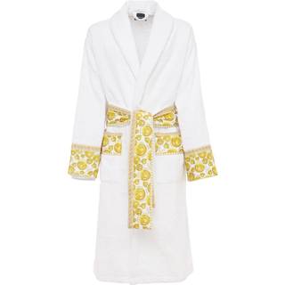 Versace Bath Linens - 'Medusa Amplified' bathrobe, white in white 100% Cotton