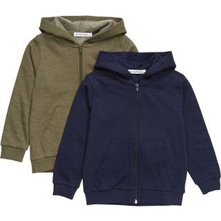Minymo Børne Hættetrøje - Dark Olive - 104