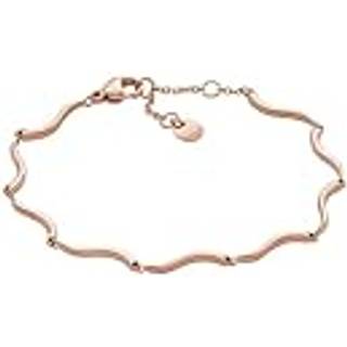 Skagen Kariana Waves Rose Gold-Tone Stainless Steel Chain Women's Bracelet SKJ1787791