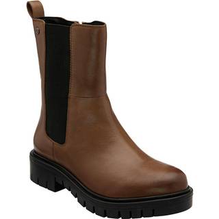 Lotus Lotus Natural Leather Pull-On Ankle Boots