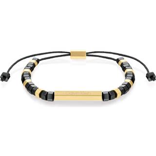 Adjustable Beaded Bracelet - Gold - OS