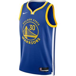 Golden State Warriors Icon Edition 2022/23 Nike Dri-FIT NBA Swingman-trøje til mænd - blå