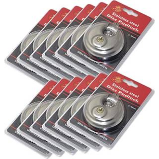 12 Pack Round H?ngel?s med afsk?rmet Shackle 2-3/4-tommer rustfrit st?l st?l rustning til trailer opbevaring lastbil engros bulk parti
