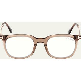 TOM FORD Mand FT5904-B 45 Optiske stel Acetat Brun Firkantet Normal