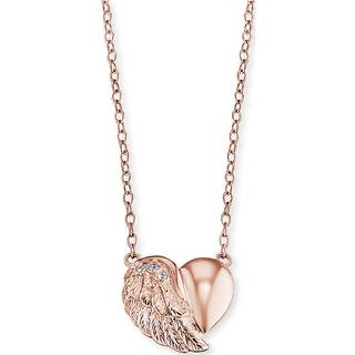 Engelsrufer Halskette - Herzflügel rosé - ERN-LILHEARTWING-R - roségold