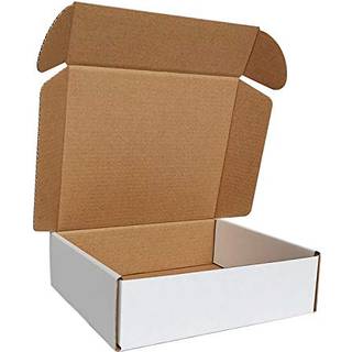 CH-BOX 50 PACK 7X6X2 '' Sm? forsendelsesbokse Blanding af pap-mailere til Business White (CM762)