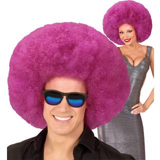 Riesige Afro Perücke Lila