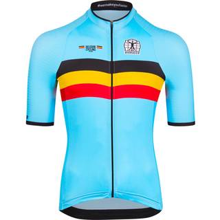 Bioracer Belgium Icon Classic Jersey Cykeljersey Herrer størrelse XXL farve blå