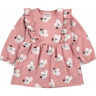Bobo Choses Baby Mouse cotton-blend dress - pink - M 9