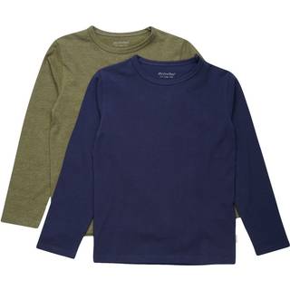 Minymo Børne Langærmet t-shirt - Dark Olive - 92