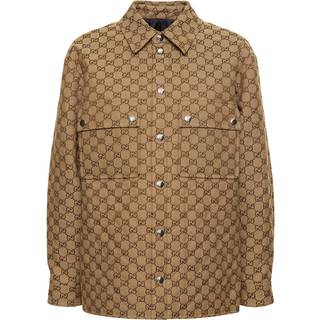 Gucci GG canvas shirt jacket - beige - M