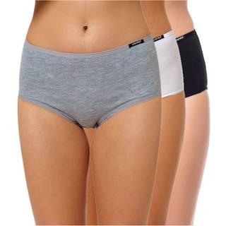 3-Pak Maxi Brief Trusser, Grå Melange, Str. XL