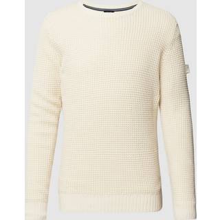 JOOP! Herren Strickpullover weiß unifarben