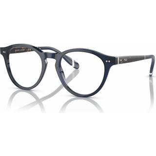Polo Ralph Lauren Mand PH2268 5470 Optiske stel Acetat Blå Transparent Firkantet Normal - Blå