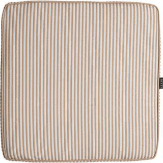 Diyti Narrow Stripe Pude 45x45 Cm - Puder til Solsenge Polyester Beige - 07-BEIC-NS-BEI/WHI