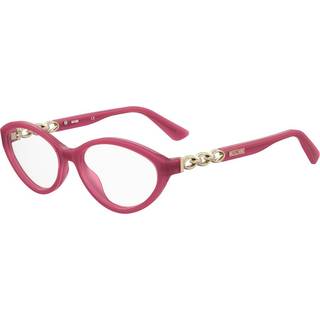 Moschino Kvinde MOS597 8CQ Optiske stel Acetat Kirsebær Rund