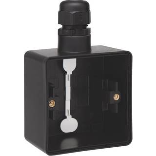 NIKO Underlag 1-modul, 1x M20, IP55, sort 761-84151