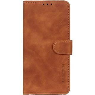 Samsung Galaxy S22 Khaznenh Retro Læder Flip Cover m. Pung - Brun