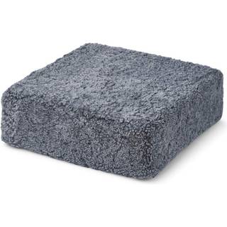 Puf | Lammeskind | Korthåret | 42x42x13 cm