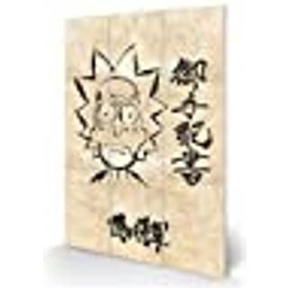 RICK & MORTY - Wanted - Wood Print 20x29.5cm