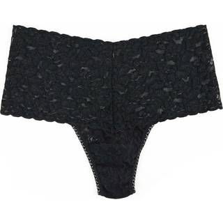 Hanky Panky 2-pak Signature Lace Retro Thong - Black - One Size