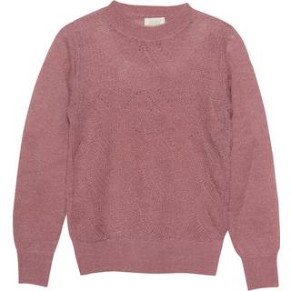 Creamie Strikket Trøje Nostalgia Rose 110/116 cm  Lyserød  110/116 cm  kvinde