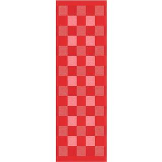 Ekelund Linneväveri Schack løber rød 35x110 cm