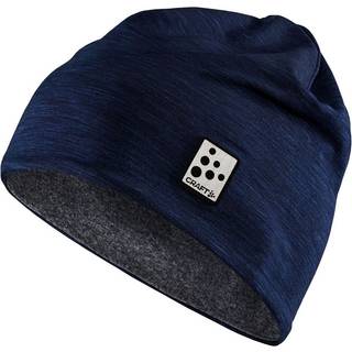 Microfleece Hat Blaze-Melange - Navy blue