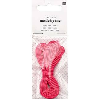 Hutgummiband 1mm 5m - Neon Pink