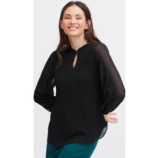 Fransa FRPLEATS Bluse - Sort - Str XS - Damer
