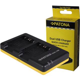 Dual hurtigoplader til Sony NP-BG1 DSC H55 H70