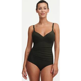 Chantelle Emblem badedragt med bøjle, sort, Størrelse: 90F, Dame