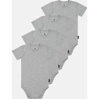 Kortærmet body | 4-pak | Bambusviskose | Grå