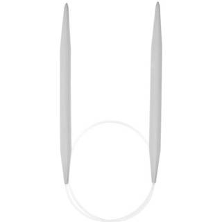 Rundstricknadel 9mm 60cm Acryl - Grau
