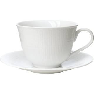 Swedish Grace tekop med underkop 45 cl, sne