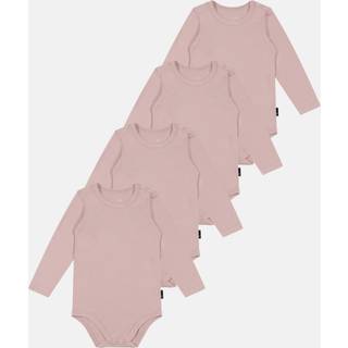 Kortærmet body | 4-pak | Bambusviskose | Rose
