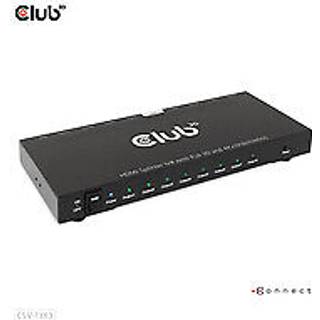 Club 3D CSV-1383 - video/audio splitter - 8 ports