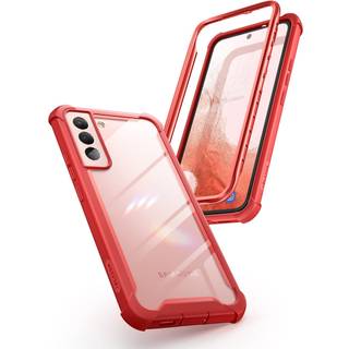 I-Blason Ares Series Case designet til Galaxy S22 (2022 udgivelse) Robust Clear Bumper Case uden indbygget sk?rmbeskytter (Ruddy)