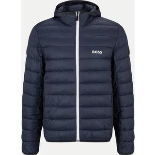 BOSS Green Herren Steppjacke blau unifarben