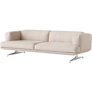 &Tradition Inland AV23 Sofa 3-Personers Clay 0011/Poleret Aluminium