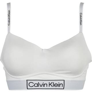Calvin Klein Light Lined bralette BH, hvid, Størrelse: XS, Dame