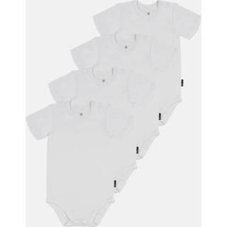 Kortærmet body | 4-pak | Bambusviskose | Hvid
