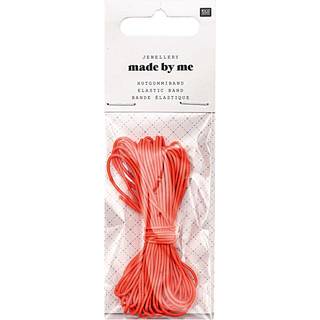 Hutgummiband 1mm 5m - Neon Rot